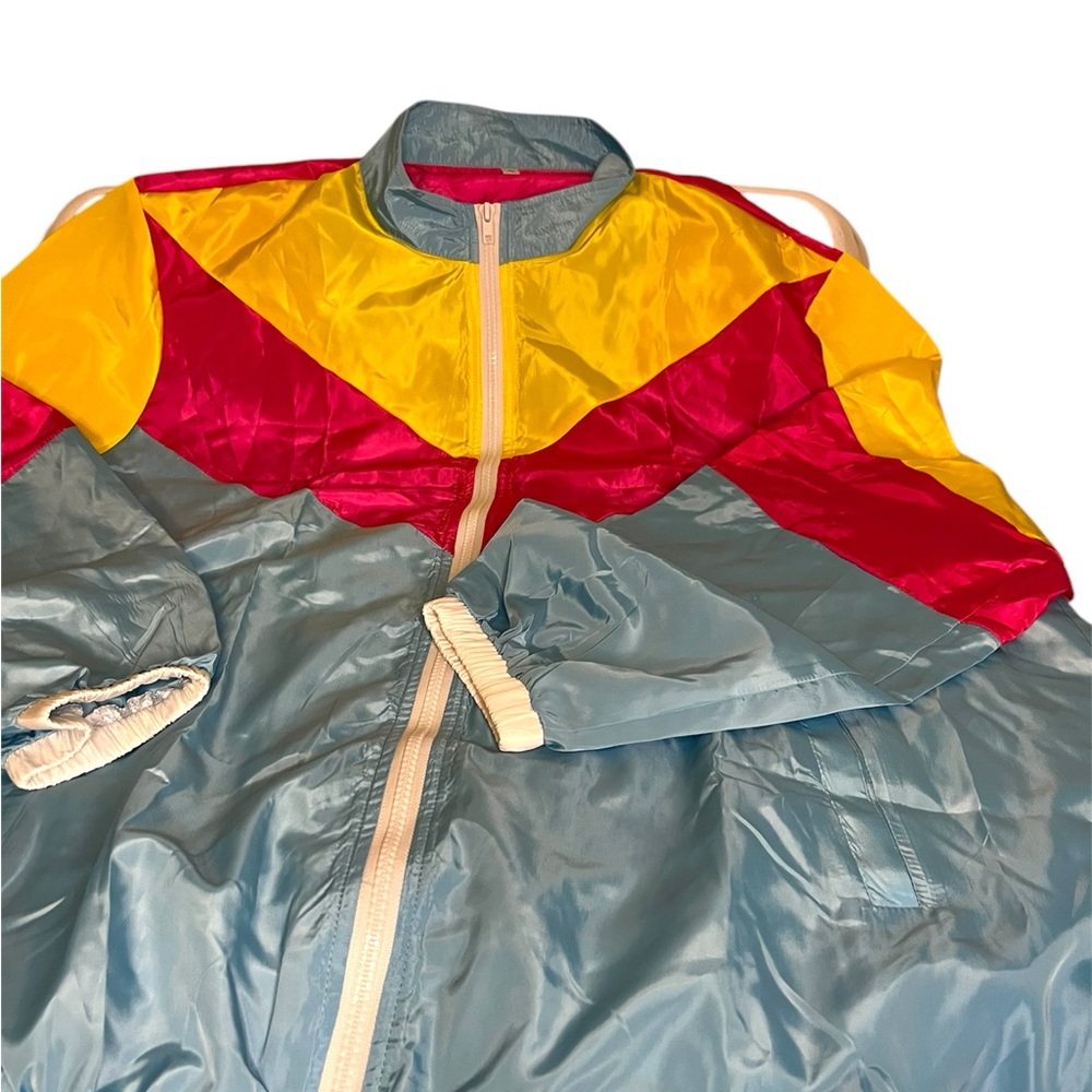 Colorful 90’s Windbreaker Jacket - Picture 5 of 8